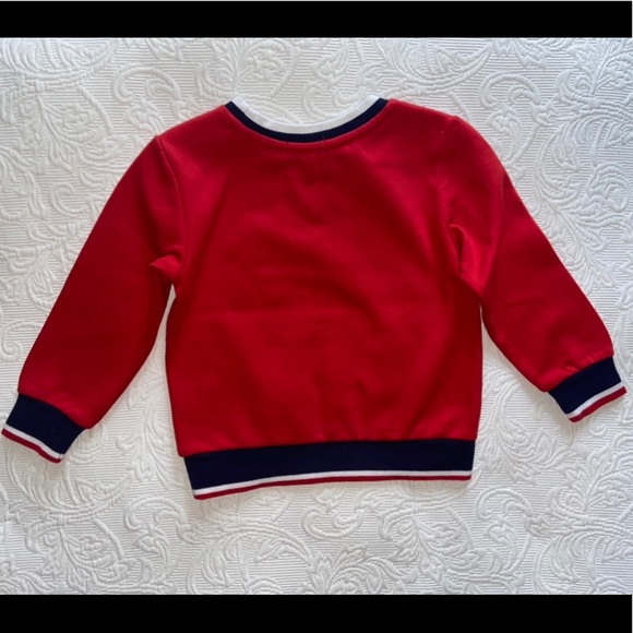 Polo Ralph Lauren Boys Varsity Sweatshirt 3T Red - Picture 2 of 4